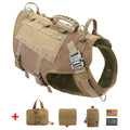 Malinois Large Dog Vest with Leash and Backpack Combo
